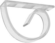 📦 clear hard plastic table cover clips - party essentials 4-pack logo