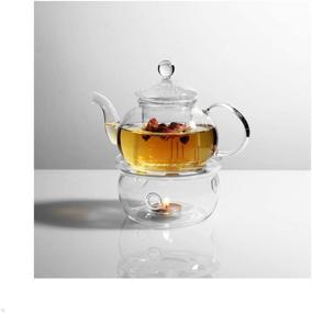 img 3 attached to 🔥 Premium Sun's Tea Ultra Clear Glass Teapot Warmer with Universal Compatibility (4.0 in / 10 cm Diameter) for Optimal Tea Heating