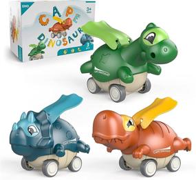 img 4 attached to 🦕 Toddler Vehicles Gifts by Dinosaur Press