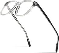 👓 transparent oversize eyeglasses: hepidem acetate frames логотип