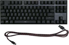 img 1 attached to HyperX Alloy FPS Pro Tenkeyless Mechanical Gaming Keyboard: Compact & Clicky with Cherry MX Blue - Red LED Backlit!