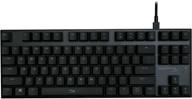 hyperx alloy fps pro tenkeyless mechanical gaming keyboard: compact & clicky with cherry mx blue - red led backlit! logo