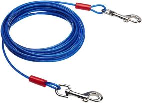 img 4 attached to 🐶 Optimized Dog Tie-Out Cable by Amazon Basics
