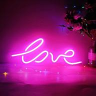 световые знаки "neon love sign lights" - настенное украшение sunkite led art decor novel night neon lamps, питаемое от usb для спальни, дома, баров, кафе, вечеринок, рождественских и праздничных украшений. логотип