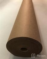img 1 attached to 18-inch x 1,200-inch (100 ft) Brown Kraft Paper Roll - Made in USA | Multipurpose: Packing, Moving, Gift Wrapping, Shipping, Parcel, Wall Art, Crafts, Bulletin Boards, Floor Covering, Table Runner review by Richard Behara