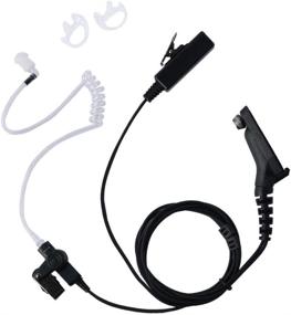 img 4 attached to 📞 Motorola XPR 7550 7550e Earpiece, Caroo 2 Wire Surveillance Kit Headset with Medium Earmolds for XPR6550 APX6000 APX4000 APX7000 XPR7580 XPR7580e XPR7350e 6580 6350 Walkie Talkie