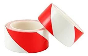 img 2 attached to UltraTape 1165 - Clean Room Approved Red/White Floor Marking Tape