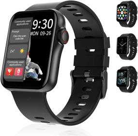 img 4 attached to 🏃 Advanced SmartWatch for Men/Women: 1.6" Touch Screen | Bluetooth Calling | Sports Fitness Tracker | IP67 Waterproof | Heart Rate & Sleep Monitor | Step Counter | Android/iOS Compatible