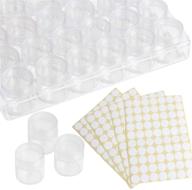 yalansmaip transparent accessory containers lid 📦 & 280pcs: organize and protect your accessories effortlessly logo