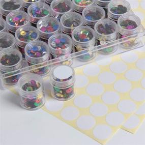 img 2 attached to YalansmaiP Transparent Accessory Containers Lid 📦 & 280Pcs: Organize and Protect Your Accessories Effortlessly