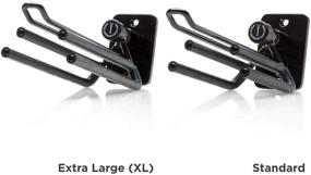 img 3 attached to Rocker Ski Rack - Отличная настенная стойка для хранения всех ваших горных лыж и сноубордов