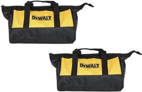 img 2 attached to 🛠️ Dewalt 12-inch Mini Tool Bag - 2-Pack, made with Ballistic Nylon