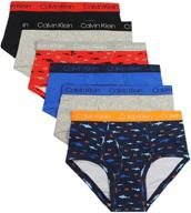 🩲 трусы calvin klein boys modern cotton briefs. логотип