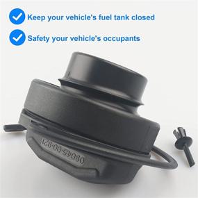 img 1 attached to Gas Cap, Fuel Cap with Strap Clip - Replacement for Porsche 99620124103, 996 201 241 03 - Compatible with Porsche 986, 987, 996, 997 - Fits Boxster (1997-2012), Porsche 911 (1998-2013), and Porsche Cayman (2006-2012)