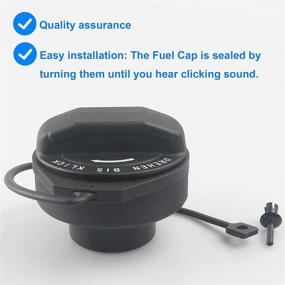 img 2 attached to Gas Cap, Fuel Cap with Strap Clip - Replacement for Porsche 99620124103, 996 201 241 03 - Compatible with Porsche 986, 987, 996, 997 - Fits Boxster (1997-2012), Porsche 911 (1998-2013), and Porsche Cayman (2006-2012)