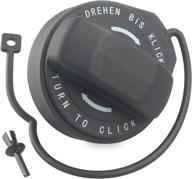 gas cap, fuel cap with strap clip - replacement for porsche 99620124103, 996 201 241 03 - compatible with porsche 986, 987, 996, 997 - fits boxster (1997-2012), porsche 911 (1998-2013), and porsche cayman (2006-2012) logo