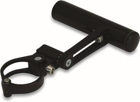 img 2 attached to 📱 Black Minoura Accessory Holder with Adjustable LW-Clamp for Up to 2 Devices