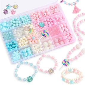 img 4 attached to Bead Kits Girls Colorful Crafting