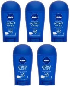 img 1 attached to Nivea Protect & Care Anti-perspirant Deodorant Solid Stick for Women - 5 Pack of 5x40ml