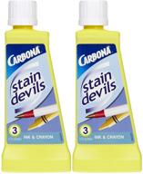 🖍️ carbona stain devils №3 ink & crayon remover - 1.7 oz (pack of 2) - effective stain removal solution logo