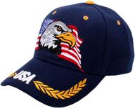 premium usa-flag eagles-hat: american baseball-cap with exquisite embroidery логотип