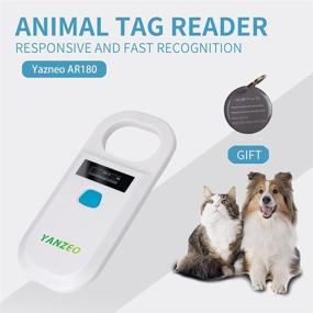 img 3 attached to Продвинутый сканер микрочипов для домашних животных Yanzeo AR180: Переносной считыватель RFID-меток для животных с функцией регистрации ID и сканирования бирок.
