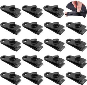 img 4 attached to 🔒 Heavy Duty Lock Grip Tarp Clamps - Set of 20 Tarp Clips for Tent, Car Awning, Pool Cover, Camping, Caravan, Canopies, and Swimming Pool Tarps