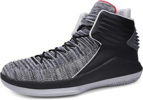 img 4 attached to 🏀 UUBARIS Non Slip Basketball Training Sneakers: Men's Athletic Shoes for Enhanced Performance