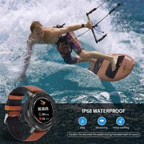img 1 attached to 📱 Fullmosa Smart Watch: Ultimate Fitness Tracker with Heart Rate & Sleep Monitor, 1.3" Touch Screen