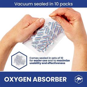 img 3 attached to 🔒 Wallaby 300cc Oxygen Absorbers - 100 Pack (10x Packs of 10) - Ideal for Long-Term Food Storage, Mylar Bags, Canning, Harvest Right Freeze Dryer, Dehydrated & Preserved Foods - FDA Food Safe