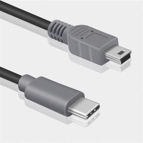 img 3 attached to 💻 Duttek Mini USB to USB C OTG Cable: 5-Pin Male Data Convertor Adapter for MacBook, iMac Pro, Chromebook Pixel (10 inch/25 cm)