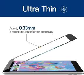 img 1 attached to Protector Tempered Scratch Resistant Sensitive Hardness Tablet Accessories for Screen Protectors