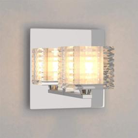 img 2 attached to Chrome Wall Sconce - Hampton Bay Olivet 1-Light