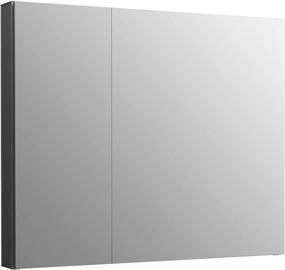 img 3 attached to 💊 Maxstow Medicine Cabinets by Kohler - Dark Anodized Aluminum Finish