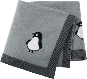 img 4 attached to DovFanny Newborn Knitted Blanket Penguin