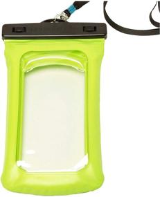 img 3 attached to 📱 Waterproof & Floating Phone Pouch - GeckoBrands Float Dry Bag. Compatible with iPhone and Samsung Galaxy - Comes in 5 Color Options