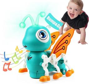 img 4 attached to Bee Musical Toys: MOONTOY Light Up Baby Crawling Toys for 6-12 Months, Educational Development Moving Baby Toys for 12-18 Months, Ideal for 3 4 5 6 7 8 9 Months, 1 2 3 Year Old Infants Toddlers Girls Boys