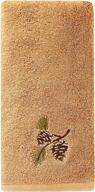 saturday knight ltd. pinehaven wheat hand towel by skl home logo