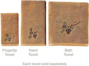 img 1 attached to Saturday Knight Ltd. Pinehaven Wheat Hand Towel by SKL Home