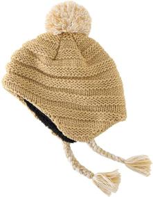 img 3 attached to Home Prefer Toddler Sherpa Earflap Boys' Accessories