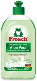 img 2 attached to 🍃 Frosch Vegan Liquid Dish Soap with Aloe Vera - 16.9 oz, Pack of 2 - Natural Hand Dishwashing Detergent