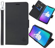 📱 enhanced emf & 5g radiation protection case for iphone 12/12 pro - defendershield evolution: detachable magnetic emf shield, rfid blocking wallet case with wrist strap logo