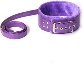 img 4 attached to MUATOO PU Leather Collar Choker Necklace with Chain Leash - Stylish Unisex Accessory for Men and Women with enhanced SEO