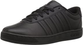 img 4 attached to 👟 K-Swiss Kid's Classic Pro Sneaker in Black/Black, Size 13 M - Trendy and Durable Footwear for Kids