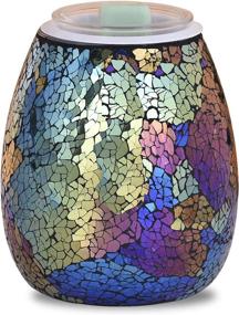 img 4 attached to Warmer Mosaic Electric Scented Multicolor