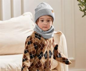 img 3 attached to LMLALML Toddler Boys Beanie: Elegant Winter Knit Hat for Kids by Elegant Baby