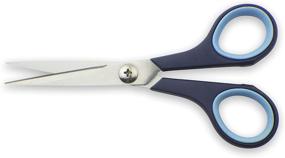 img 3 attached to ✂️ Mundial Cushion Soft Hobby and Craft Scissors, 5.5-Inch with Serrated Bottom Blade