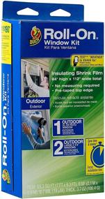 img 4 attached to 🚪 Duck Brand 281070: Roll-On Outdoor Extra Large Window/Patio Door Premium Insulating Film Kit – 84" x 112