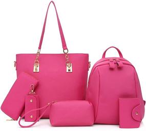 img 4 attached to Handbag Backpack Waterproof Shoulder Top Handle Women's Handbags & Wallets and Shoulder Bags