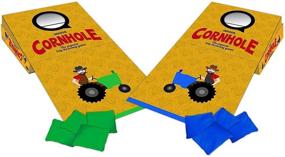 img 1 attached to Indoor Cornhole Game Set: Front Porch Classics Delivers Fun for All Ages